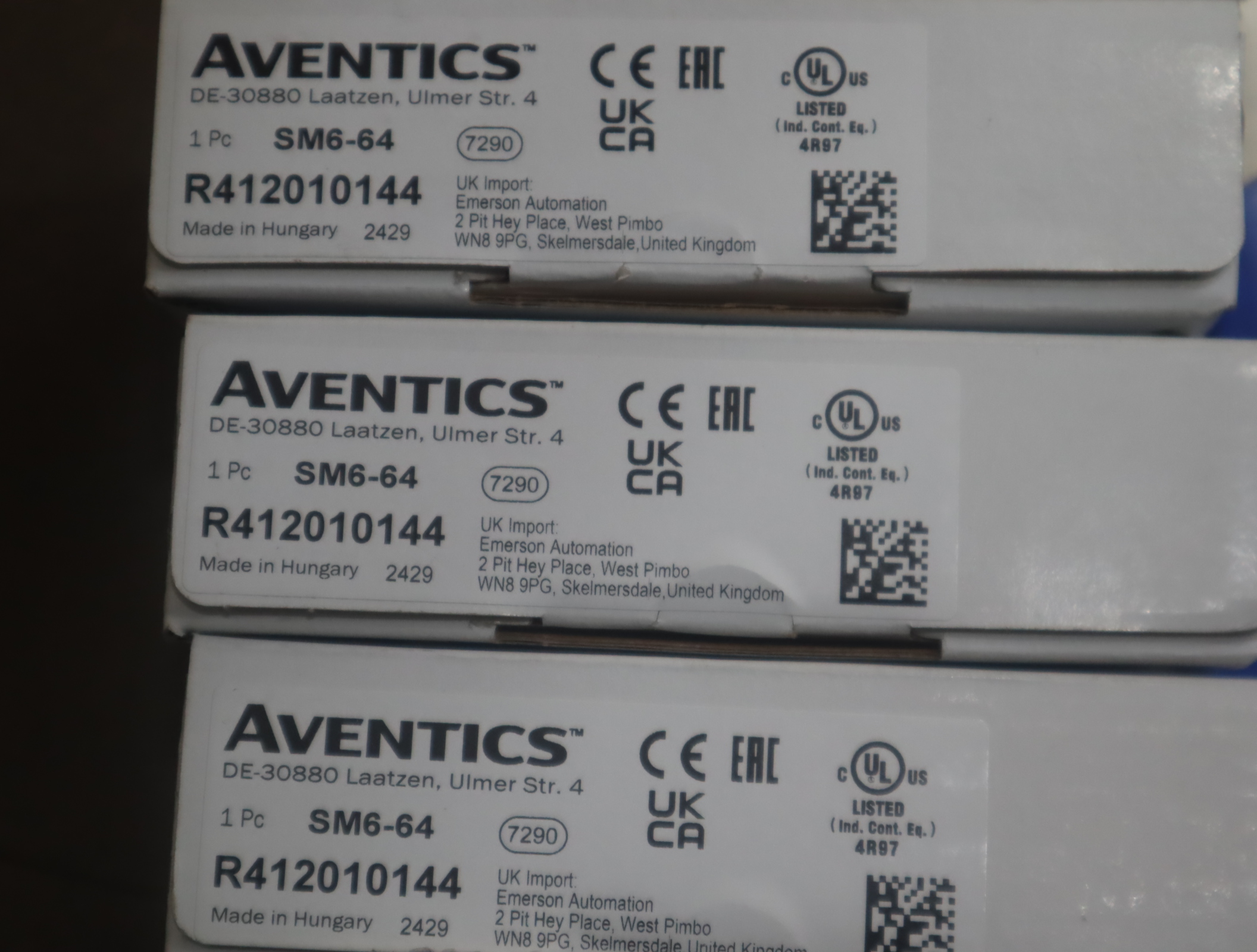 R412010144 SM6-64 德国安沃驰AVENTICS气动阀R412010144 SM6-64 