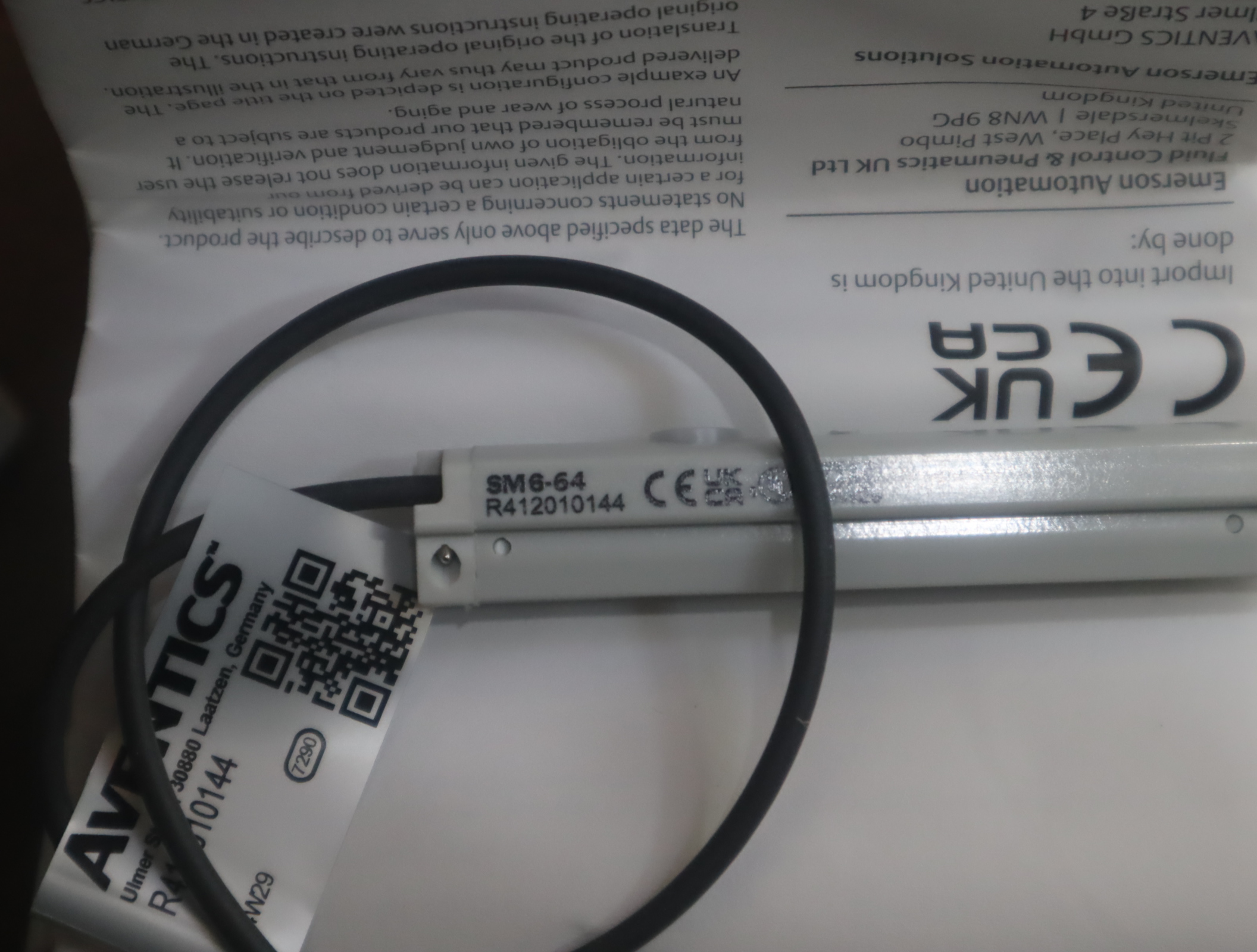 R412010144 SM6-64 德国安沃驰AVENTICS气动阀R412010144 SM6-64 