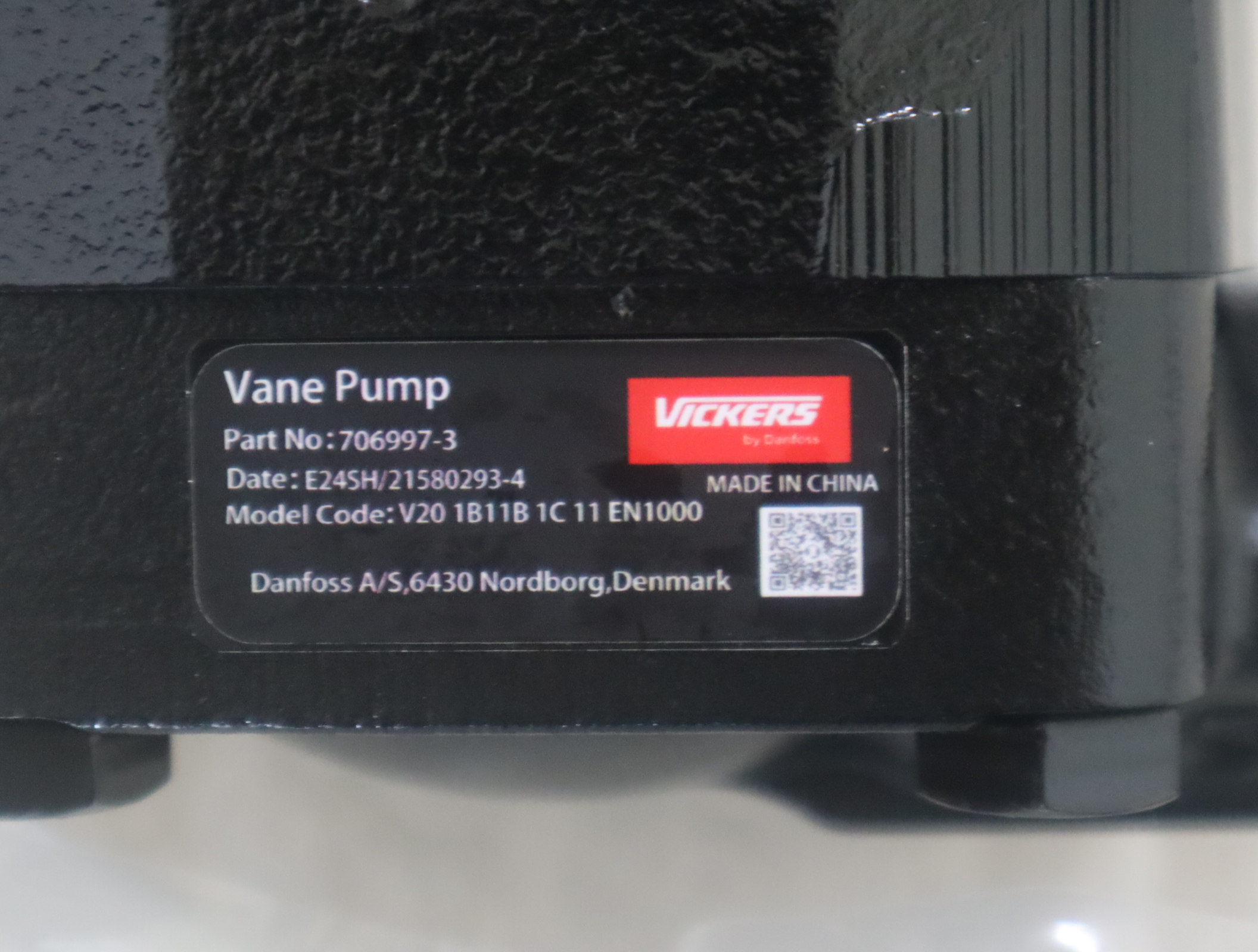 V20 1B11B 1C 11 EN1000 706997-3 威格士VICKERS泵DANFOSS丹佛斯