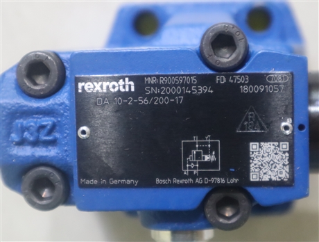 DA10-2-56/200-17 R900597015 DA10-2-5X/200-17 REXROTH力士乐阀