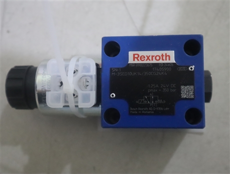M-3SED10UK14/350CG24K4 R900223675 德国力士乐REXROTH电磁球阀