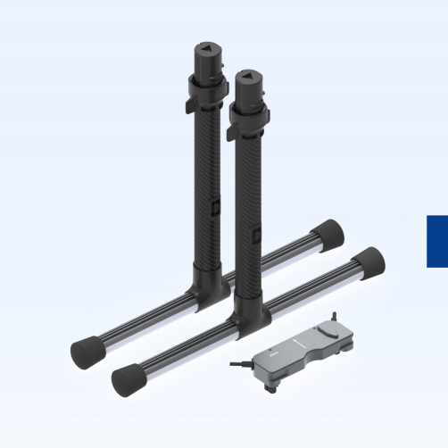 FL350 多功能脚架灯适配经纬M350搜救巡查 红蓝爆闪 白光照明