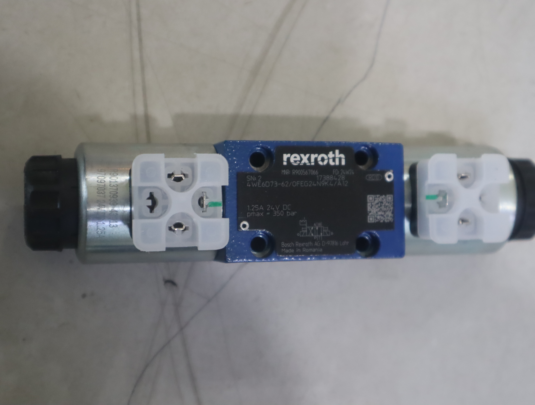 4WE6D73-62/OFEG24N9K4/A12 R900567066 德国力士乐REXROTH电磁阀