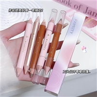 双头修容笔 修容提亮卧蚕笔 彩妆产品出口境外FDA