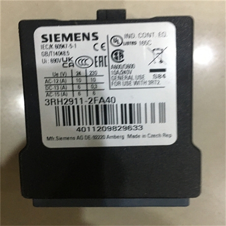 SIEMENS接触器技术数据3RV29177AA00