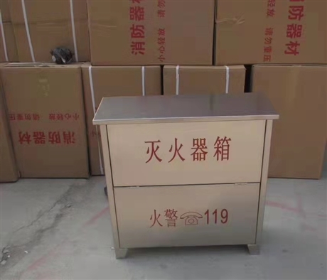 4公斤2个装不锈钢灭火器箱