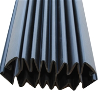 W型防水胶条  三元乙丙密封条 防尘伸缩缝胶条 