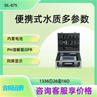 便携式多参数水质检测仪 DL-675彩色触屏点击使用