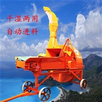 养牛场芦苇铡草机 卧式高喷打草机 小型家用切草机