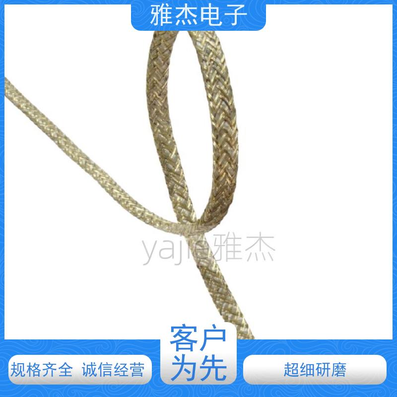 镀镍防波套 镀锡铜箔丝轻型金属线束屏蔽保护套管 镀银铜编织网带
