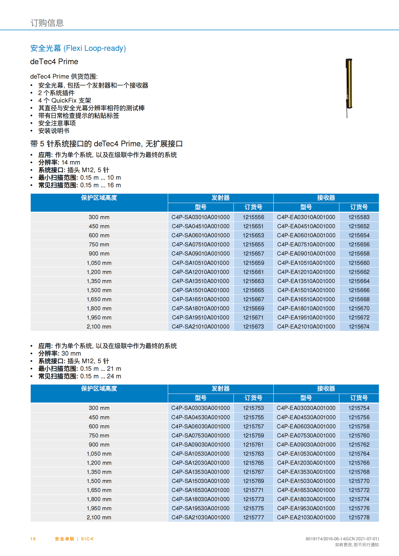 德国SICK对射型光电开关WS/WE12L-2P430S01  