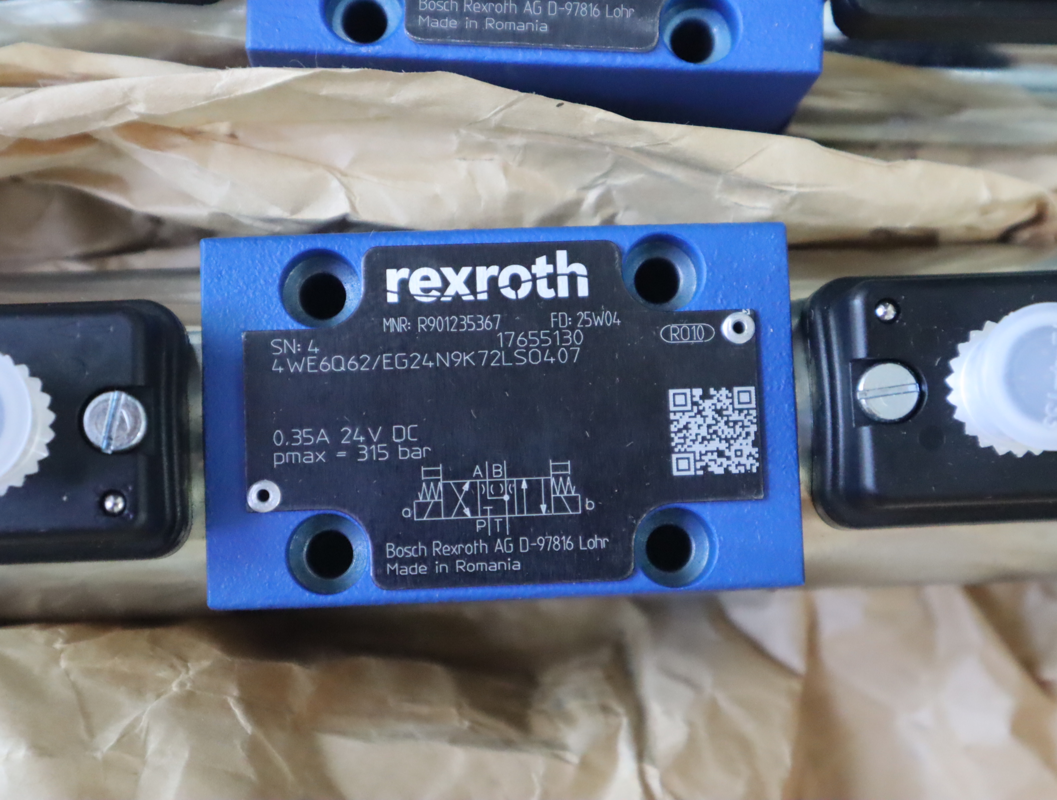 4WE6Q6X/EG24N9K72LSO407 R901235367 德国力士乐REXROTH电磁阀