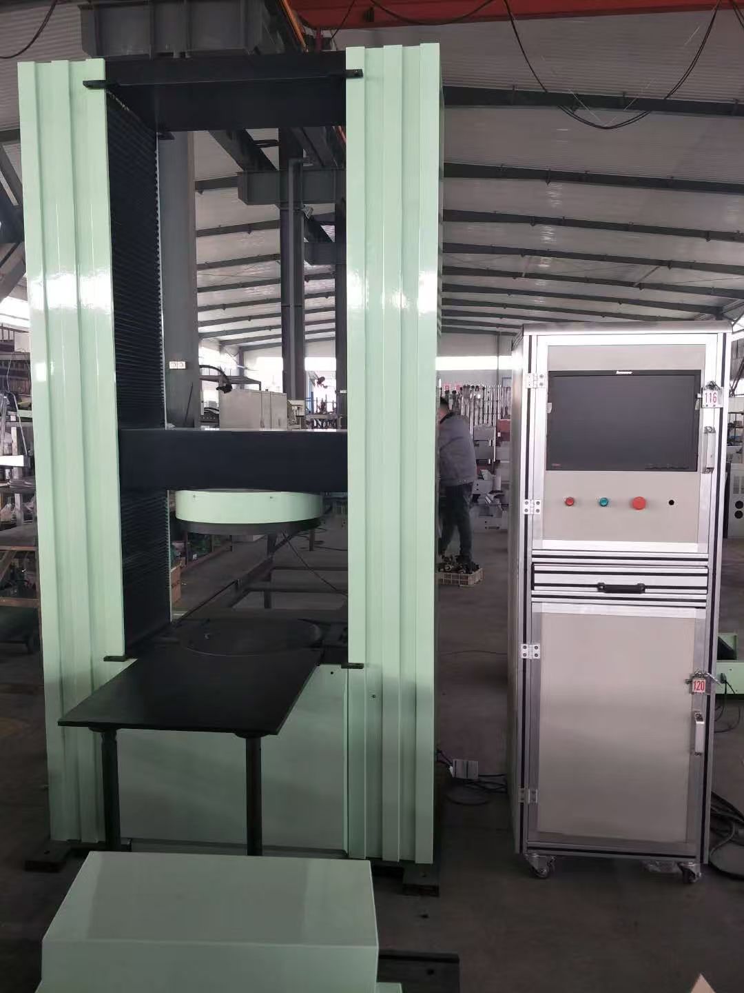 橡胶节点静刚度试验机 橡胶垫板刚度试验台 弹簧横向刚度试验机