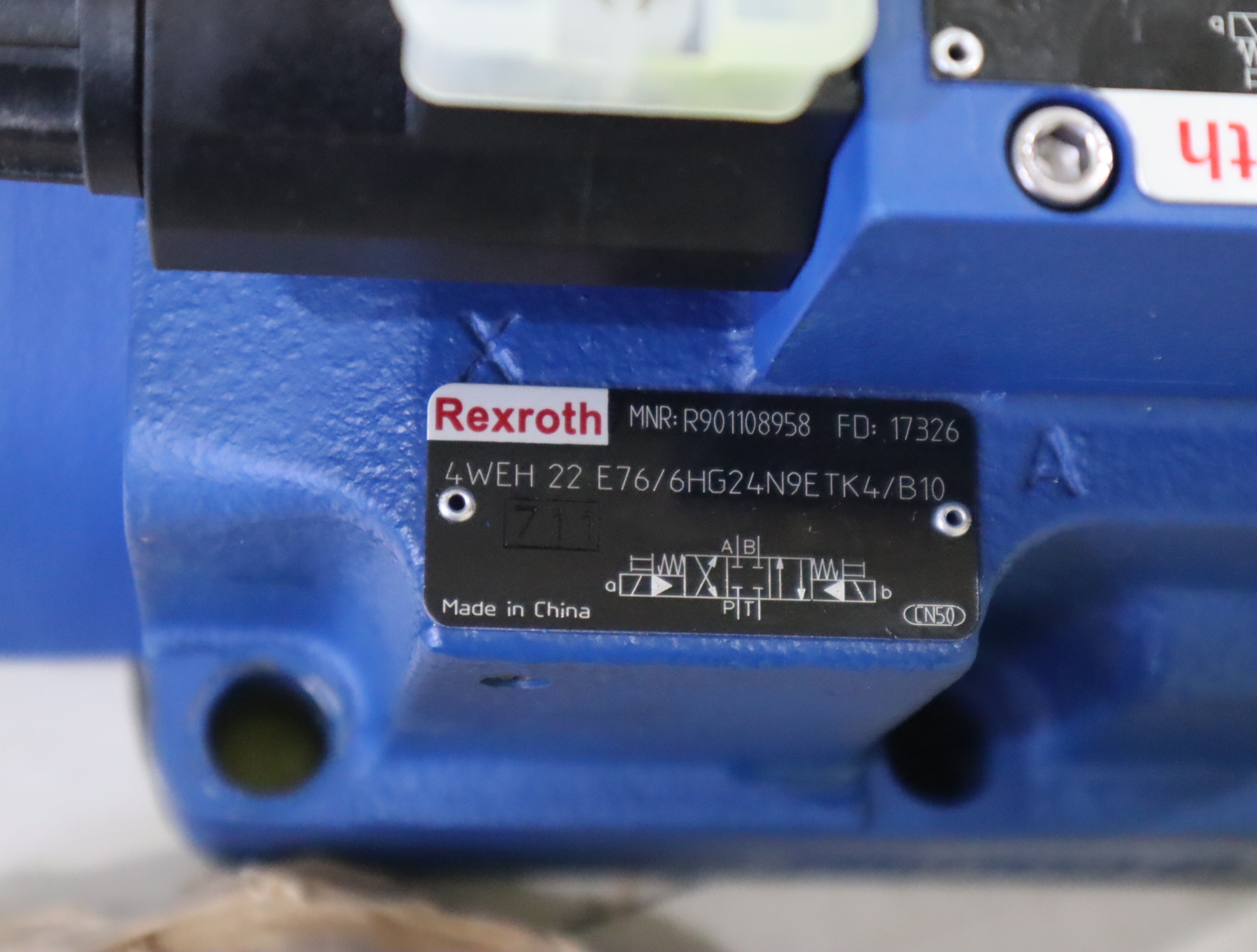 4WEH22E7X/6HG24N9ETK4/B10 R901108958 德国力士乐REXROTH电液阀