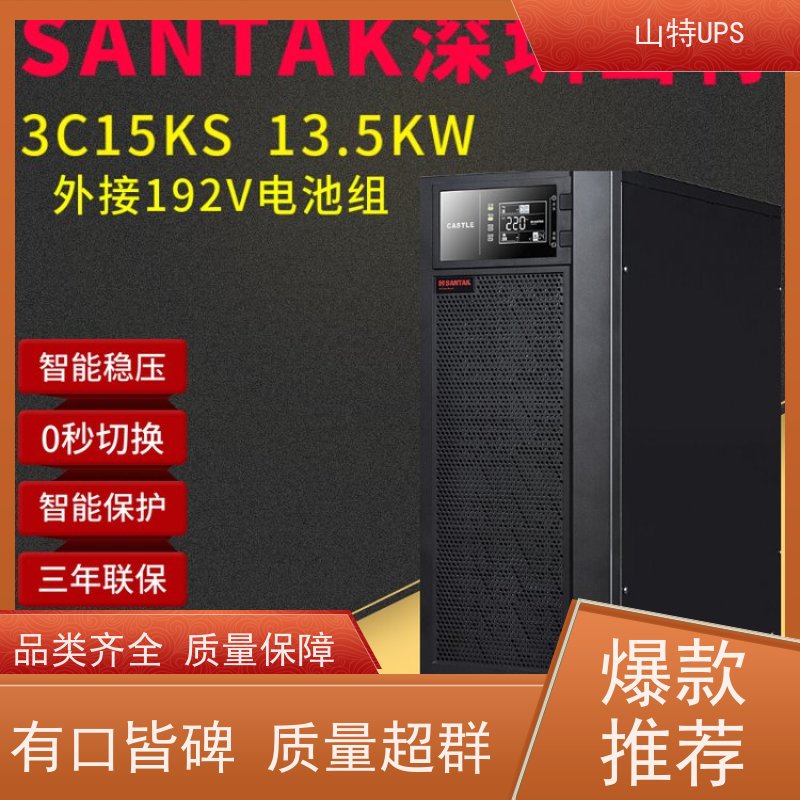 山/特 UPS不间断电源 C1KS 外接电池高频在线式实力厂家提供维保安装送货上门服务