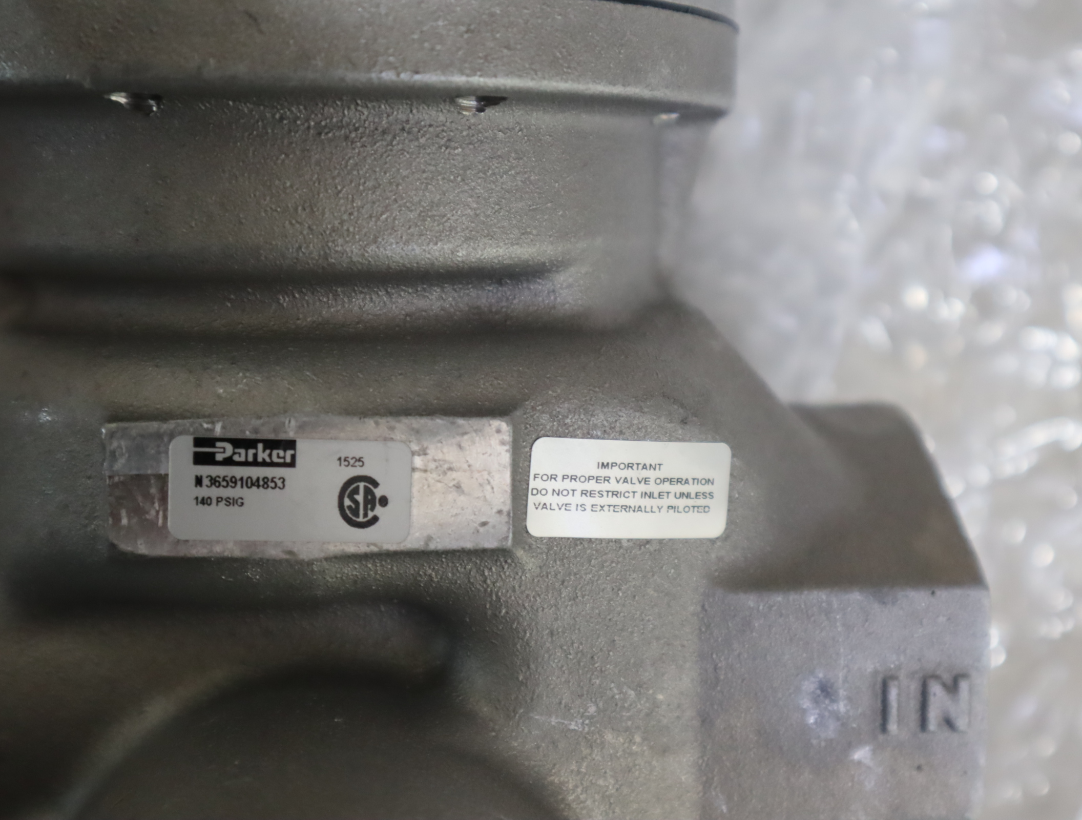 N3659104853 140 PSIG 美国派克PARKER气动比例阀