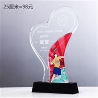 清远水晶奖杯  珠海同学聚会纪念品  江门水晶礼品