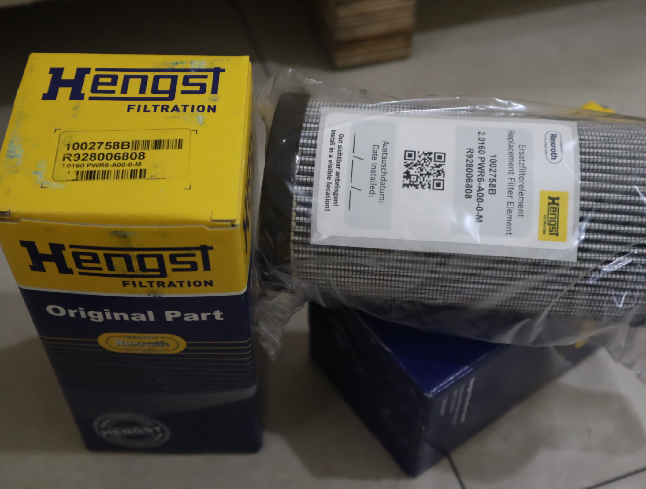 2.0160 PWR6-A00-0-M R928006808 1002758B 汉格斯特HENGST滤芯