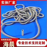 供应公路渗水弹簧钢管 弹簧管黑色套网耐高温 桥梁防阻燃网渗水管