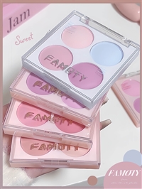 四色腮红轻松上妆学生款 跨境出口产品FDA 彩妆生产