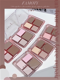 长春四色修容盘 轻松塑造立体感 彩妆代加工生产厂