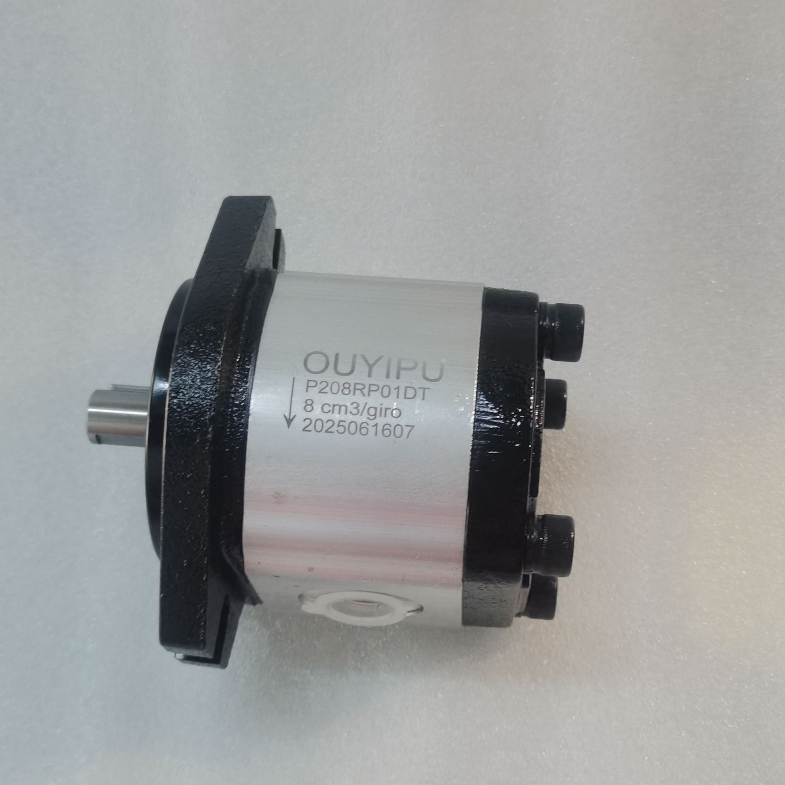 OUYIPU欧伊普齿轮泵P208RP01DT  8cm3/giro电动泵 液压油泵