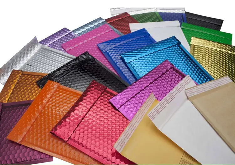 万鸿泰气泡膜袋生产厂定制复合珠光膜气泡袋快递打包防摔印刷袋