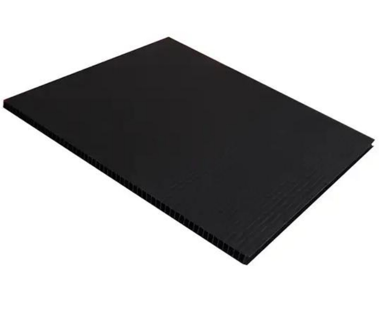 批发黑色塑料防静电pp板净化无尘中空内衬芯片隔板洁净高防潮阻燃