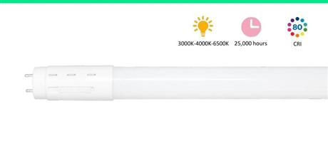 飛利浦三色變光T8 9.5W 17.5W單端LED燈管