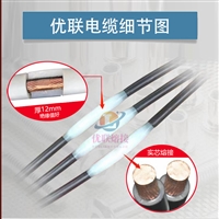 高压10KV三芯热熔中间接头材料 240-400平方电缆附件