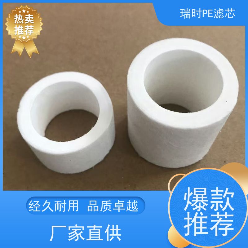 高效PE粉末烧结滤芯（多孔PE滤芯）瑞时品牌工业水处理专用 耐酸碱不锈钢外壳