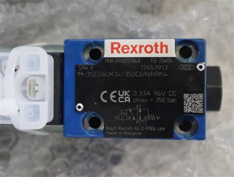 M-3SED6UK1X/350CG96N9K4 R900207848 德国力士乐REXROTH电磁球阀