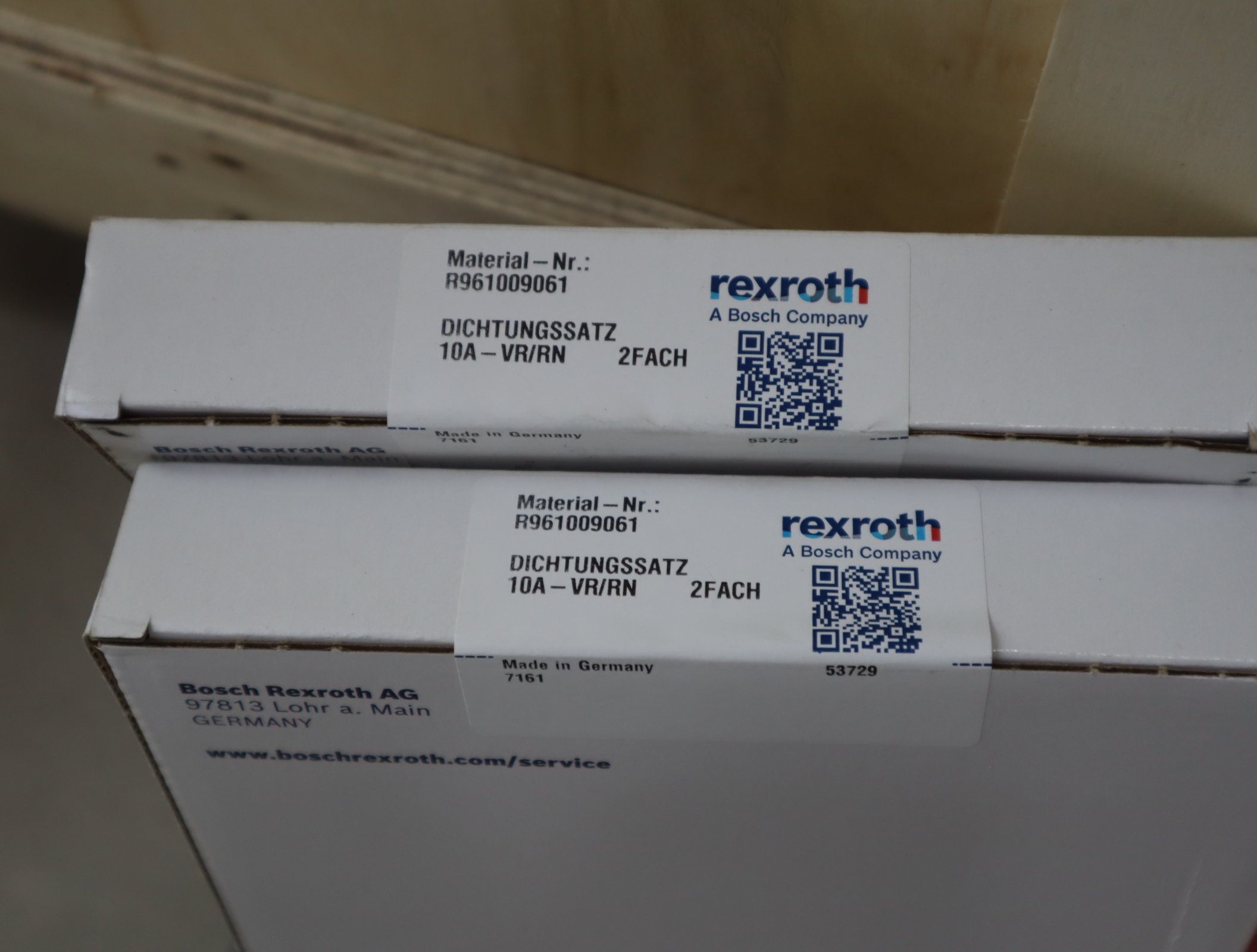 R961009061 DICHTUNGSSATZ 10A-VR/RN 2FACH 力士乐REXROTH密封