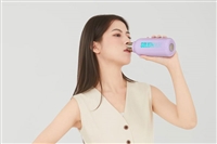 思乐得乐跃瓶女士保温水杯 316L不锈钢守护盛夏清凉