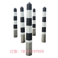 承德 六棱道口护桩 铁路护栏立柱警示柱隔离柱道口铁立柱路障护桩