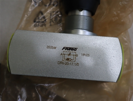 FLUTEC  DRV-20-17.1/0 350bar 德国贺德克HYDAC 单向阀