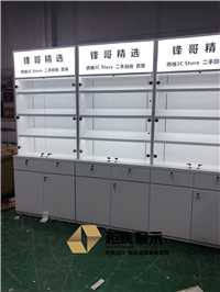 靠墙二手手机展示柜款式