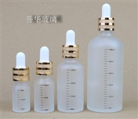 磨砂玻璃精油瓶出口烤花精油瓶