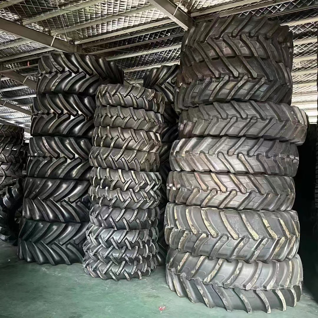 农业拖拉机轮胎人字花纹8.3-24 R-1可配内胎钢圈农用拖拉机胎耐磨