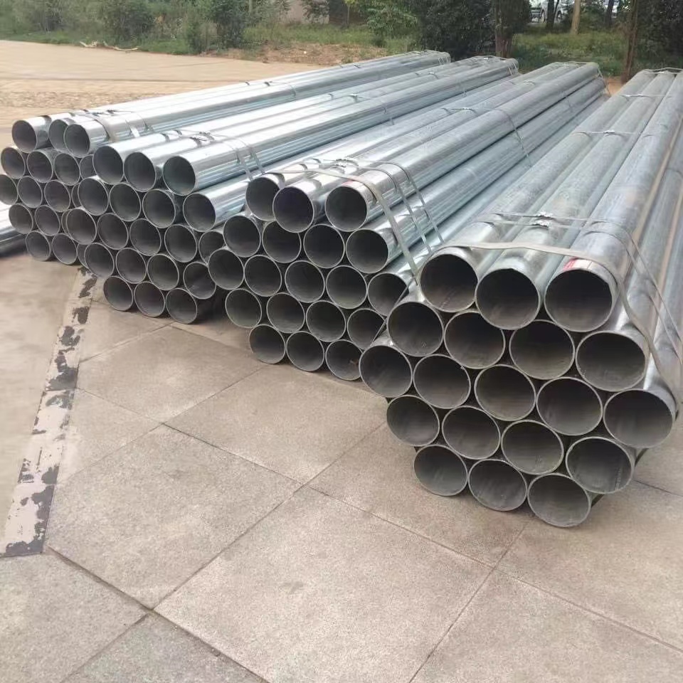 鲁润达大口径Q235消防上水沟槽车丝口20#国标热轧冷拔镀锌管