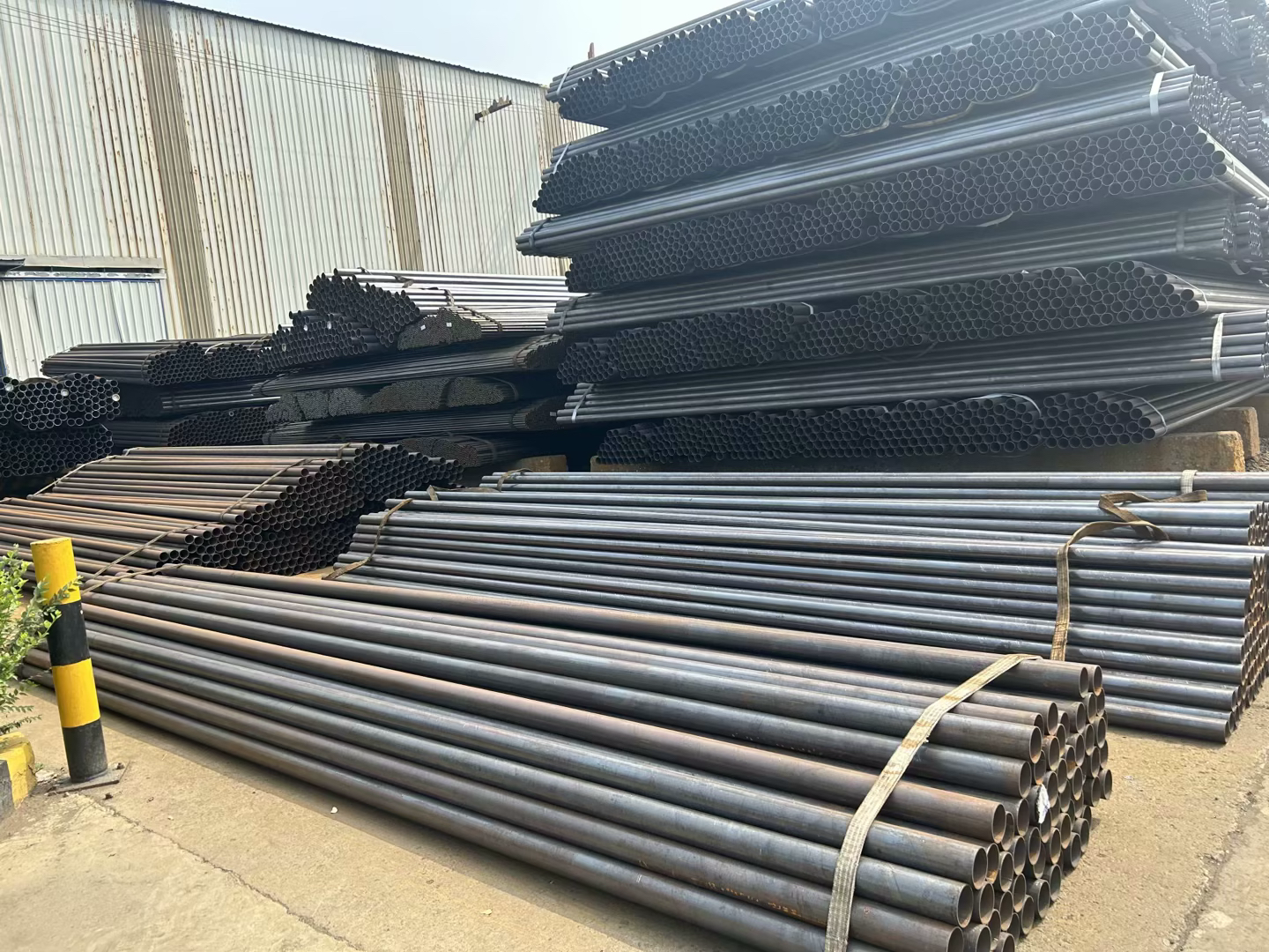 鲁润达国标脚手架用Q235直缝焊管 冷轧光亮大小口径薄壁建筑焊接管