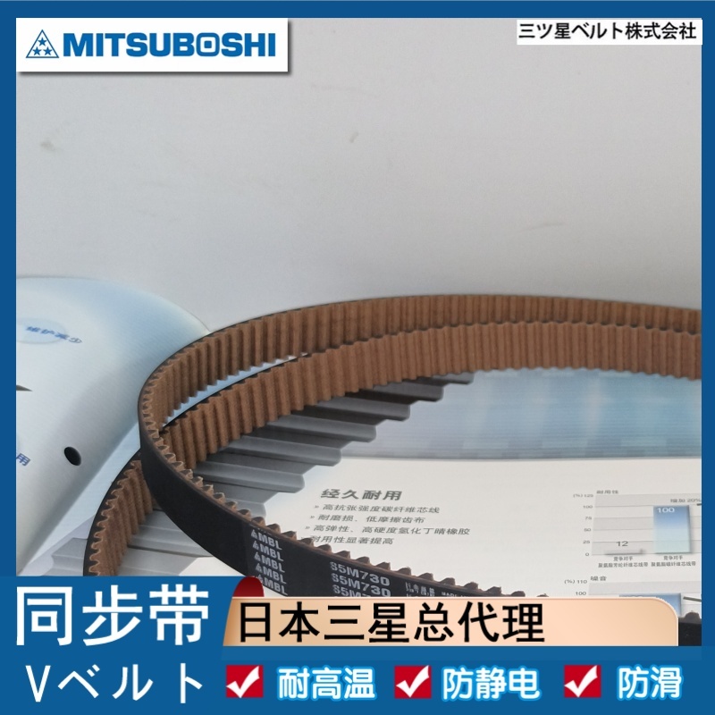 纺织用双面齿同步带 反转传动装置皮带 用于工业缝纫机