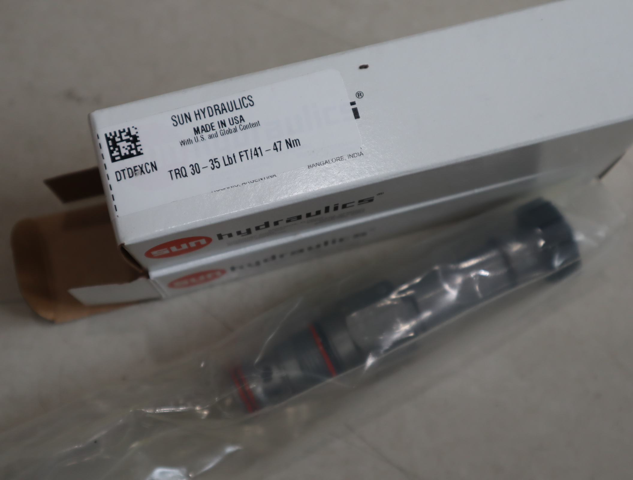 DTDFXCN TRQ30-35 LBF FT/41-47 NM 美国太阳SUN插装阀