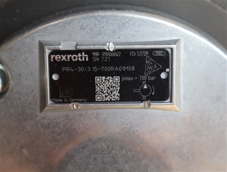 PR4-3X/3.15-700RA01M08 R901088622 德国力士乐REXROTH径向柱塞泵