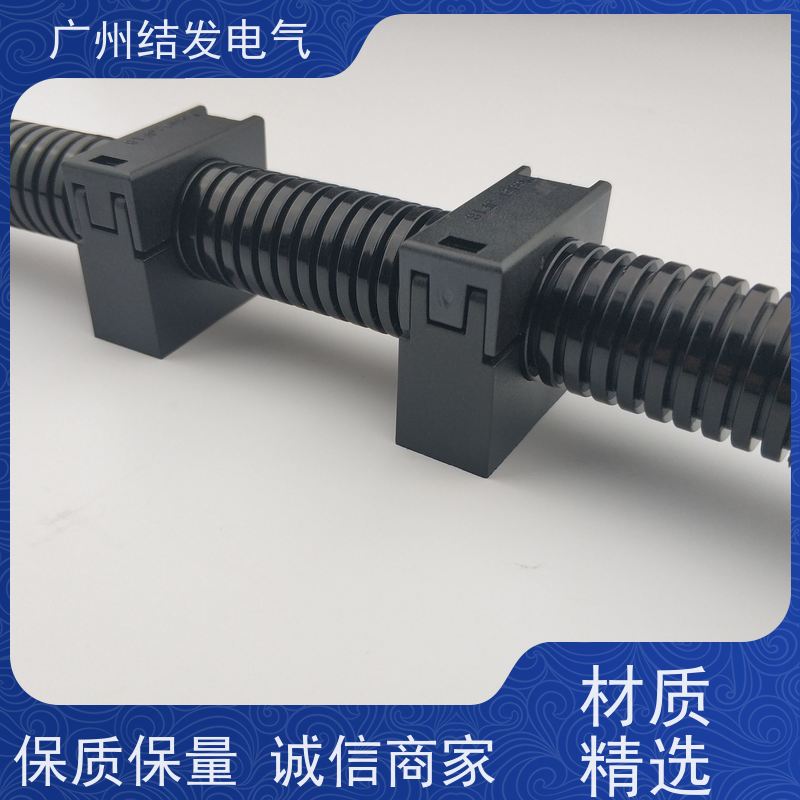 JF结发 波纹管管卡 带盖固定座 耐高温抗老化 AD15.8
