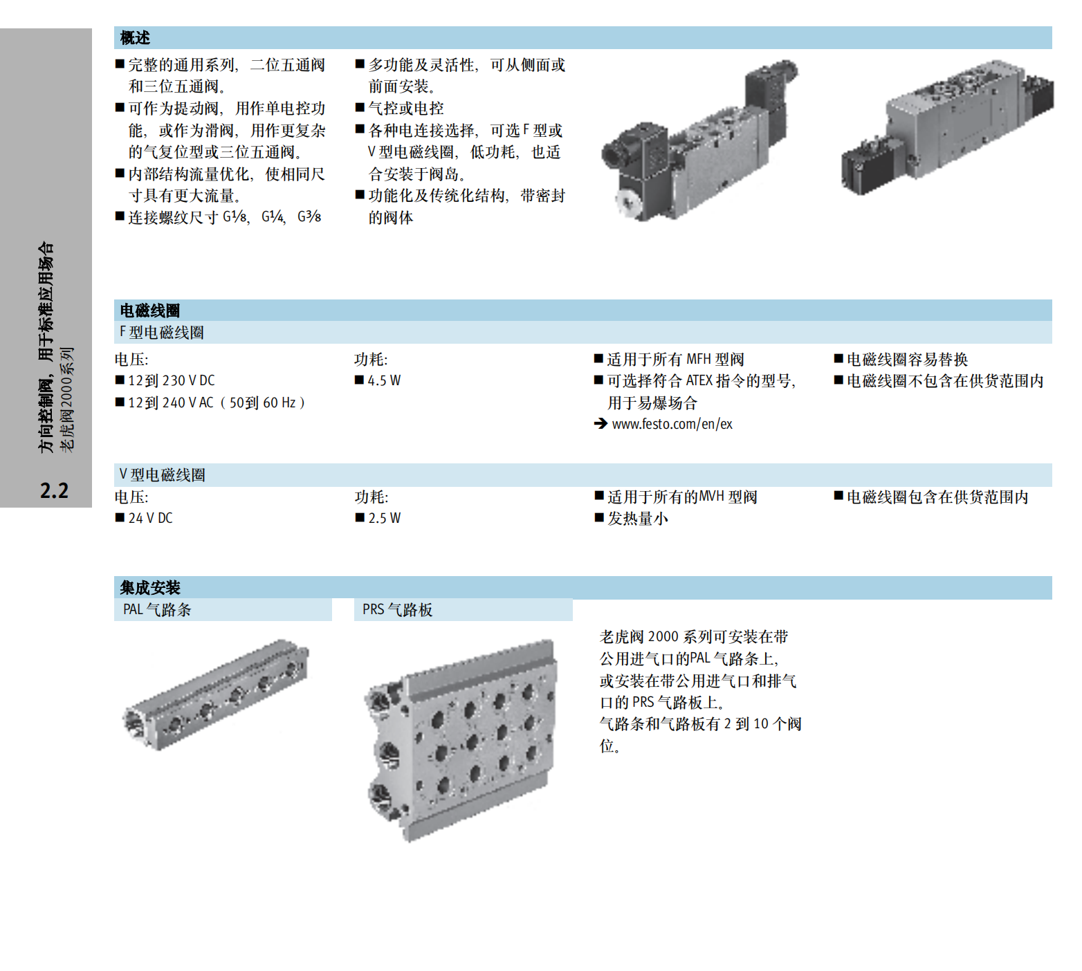 德国FESTO贴面安装电磁阀CPE18-M1H-5LS-1/4