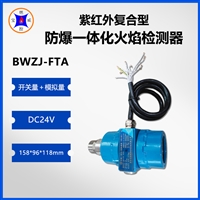 BWZJ-FTA废气燃烧器复合型防爆一体化火焰检测设备 圆柱形