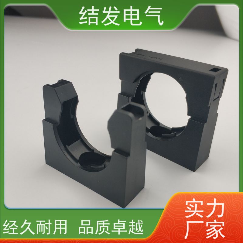 JF结发电气 波纹管管卡 带盖软管固定支架 AD18.5