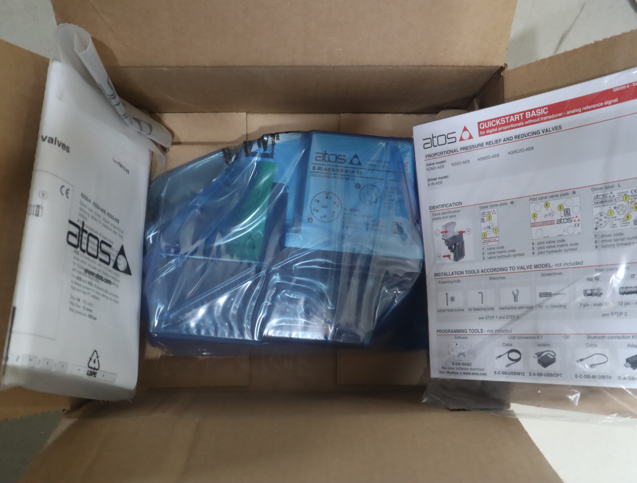 RZGO-AEB-NP-010/100 10 E-RI-AEB-NP-01H 10 阿托斯ATOS比例阀