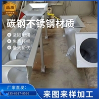 U型管式水泥颗粒粮食物输送 骨粉木屑圆管送料机 螺旋输送机